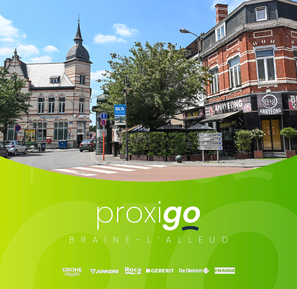 Plombier à Braine-l'Alleud - Place de la ville